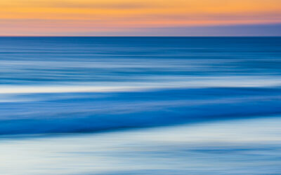 Blue Dawn: Capturing the Serenity of the Ocean in Motion